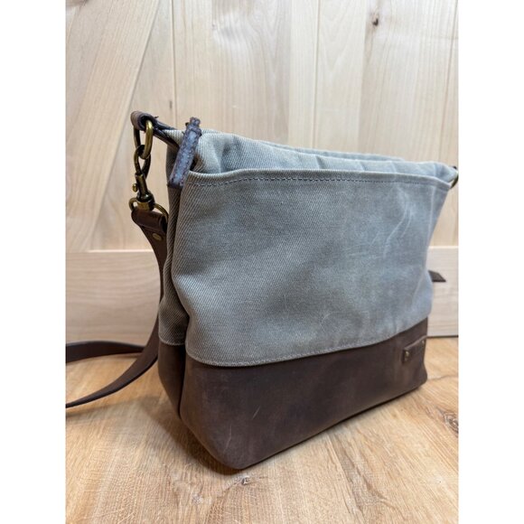 L.L.Bean Waxed Canvas Crossbody Bag - Picture 2 of 8